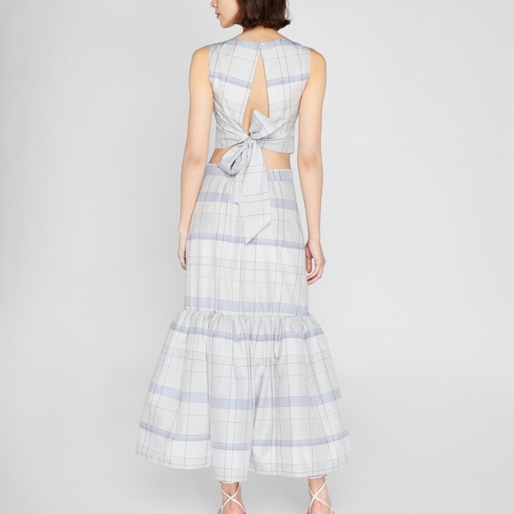 Novelty Plaid Skirt - Brand New - NEVER WORN - Blue Mix - Picture 2 of 4